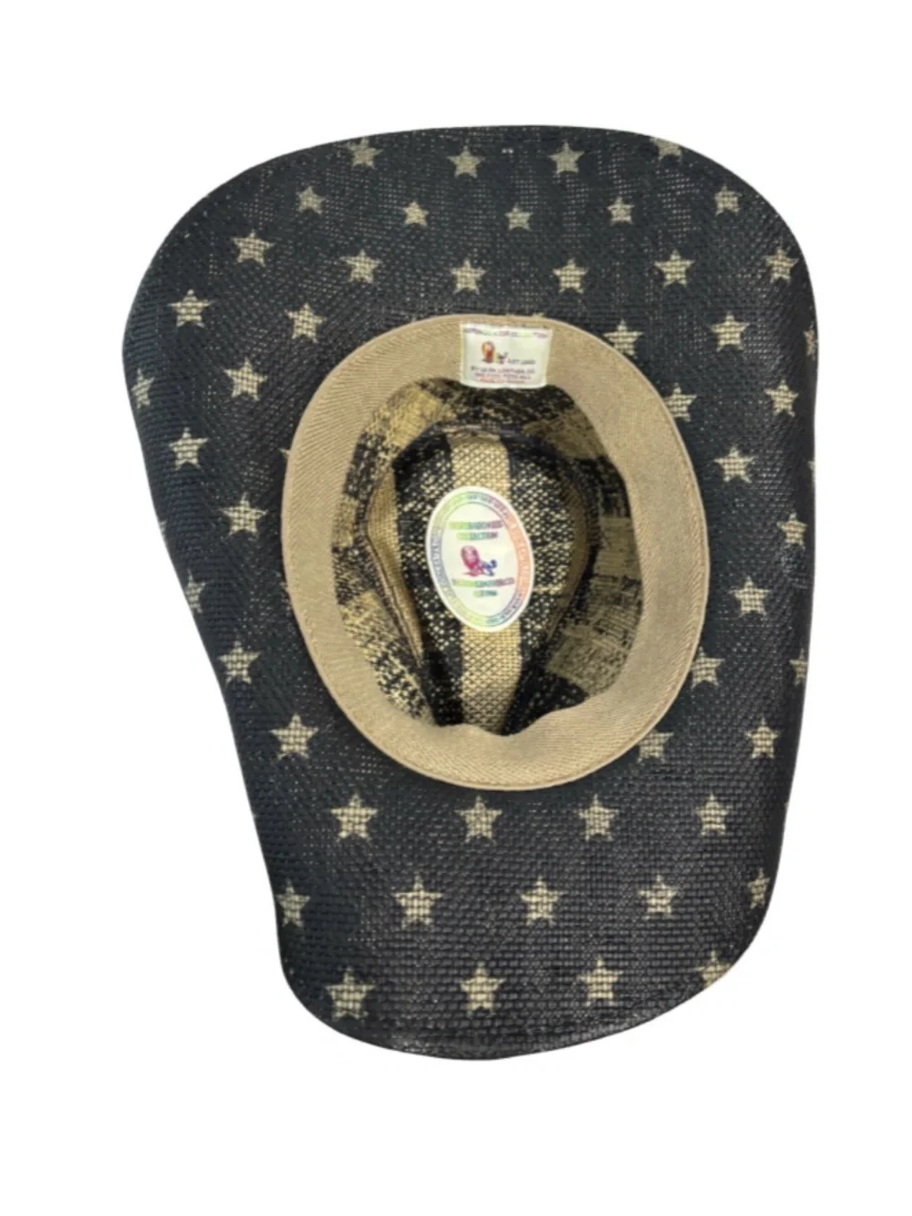 Desperadoo Kids Western Cowboy Hat – Black & Tan Stars